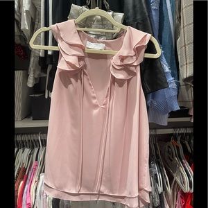 Amanda Uprichard Pink Blouse